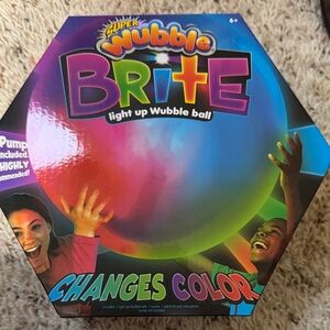 Super Wubble Brite Light-Up Wubble Ball - Multicolor